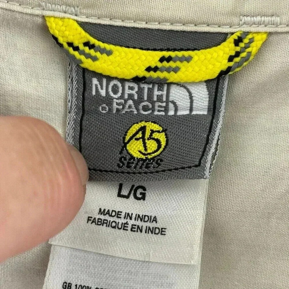 The North Face A5 Series Shirt Long Sleeve Button Down Mens L plaid 0467 - Picture 2 of 7